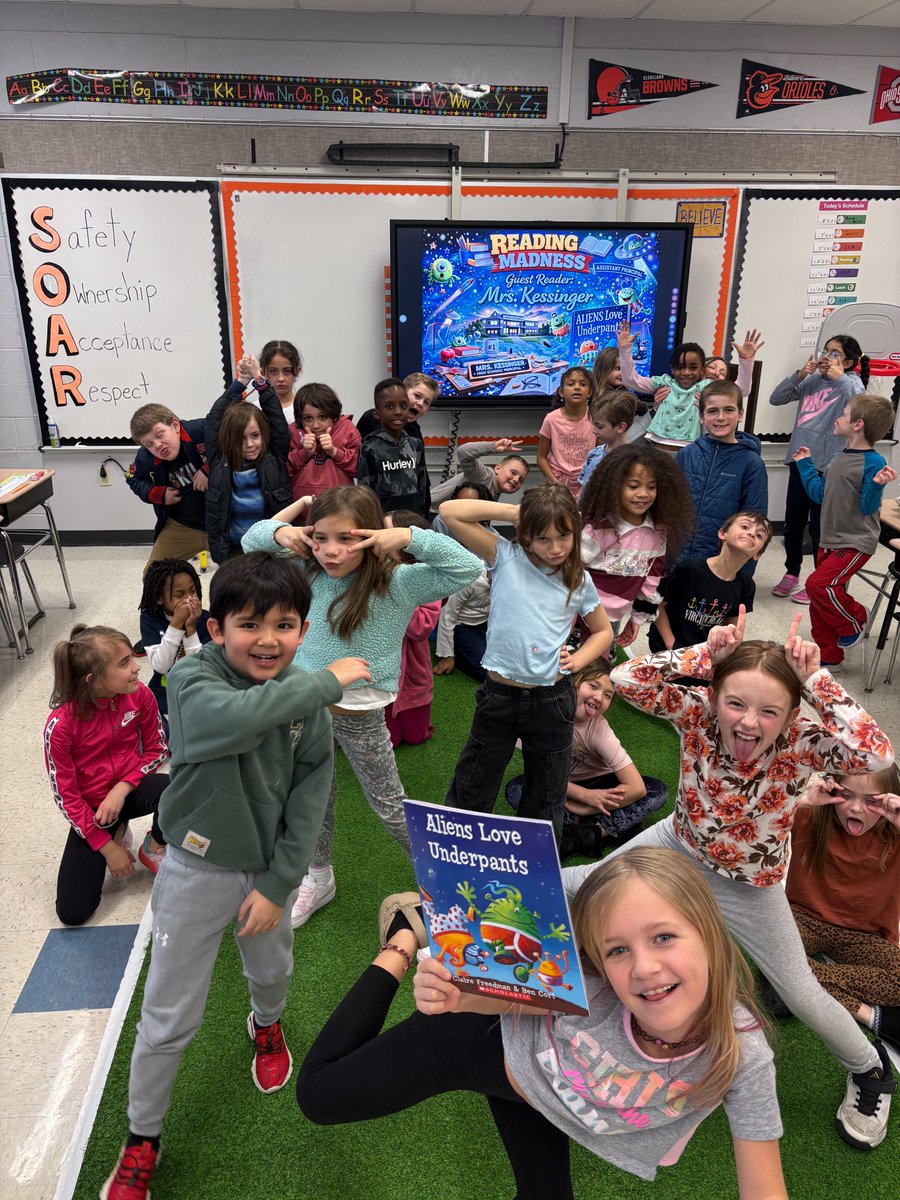 Day 4 of Reading Madness was out of this world! 👽📚

Mrs. Kessinger, our high school assistant principal, read Aliens Love Underpants and shared how reading helps her better understand, connect with, and support her students every day. #hpsdawesome