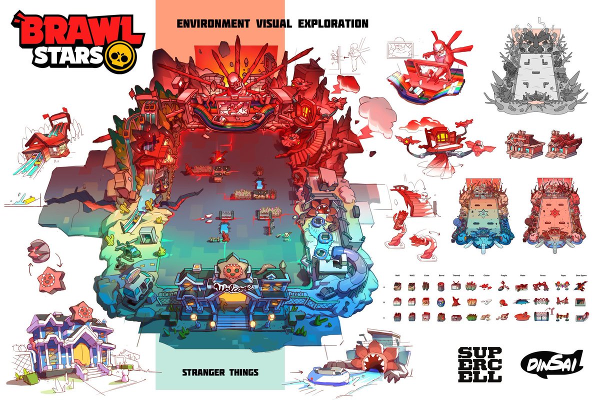 Brawl Stars Game: Visual Exploration

An exciting project that we had a chance to work with <a href="/supercell/">Supercell</a>  on <a href="/BrawlStars/">Brawl Stars</a>.
We focused on developing sketches, layout, and color exploration. 
A huge thanks to the Supercell for trusting us with Brawl Stars!