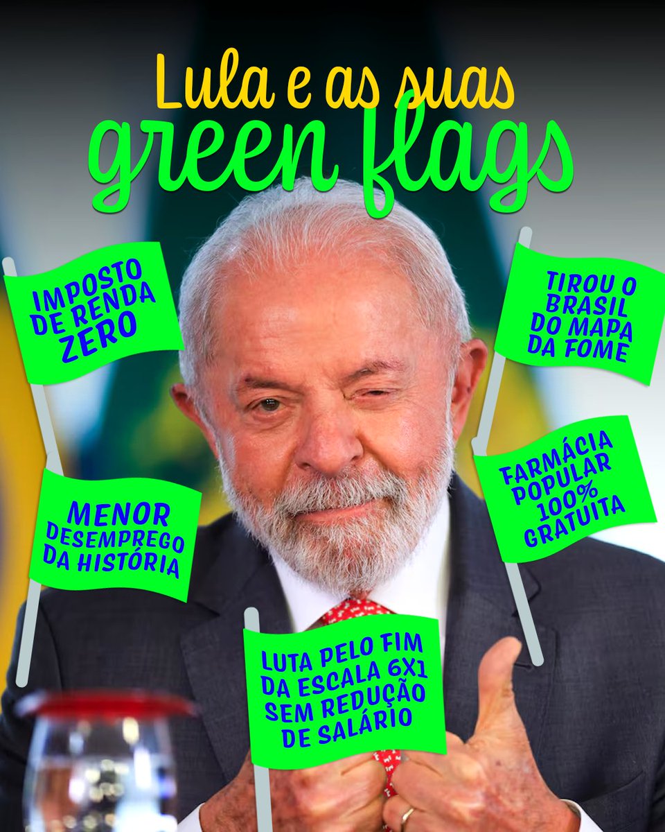 Sinais claros de quem sabe pra quem quer governar.

Se você também vê isso no Lula, comenta um 💚 aqui. ✊✨

podeespalhar.com.br/campanha/acoes…