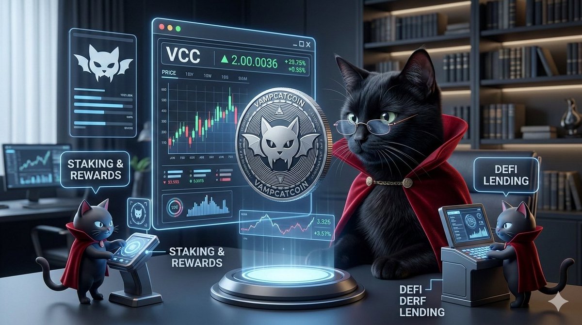 Vampires chase eternal nights, but smart ones chase eternal gains. 🧛‍♂️💎 

$VCC isn't just a meme—it's conviction wrapped in charm, loyalty that doesn't fade, and a community that feels like family. 

Once you're in, you never really leave. Stacking quietly, winning loudly.