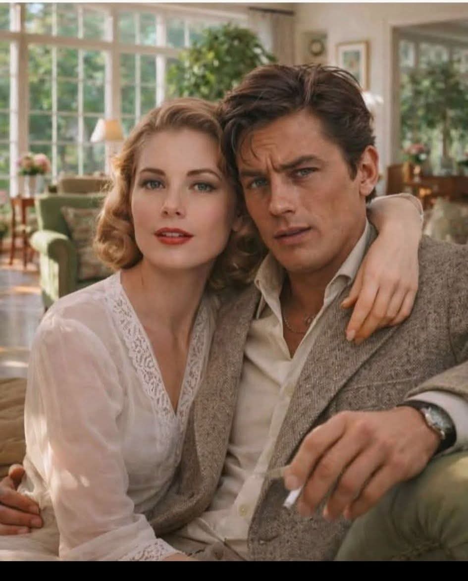 Grace Kelly &amp; Alain Delon.