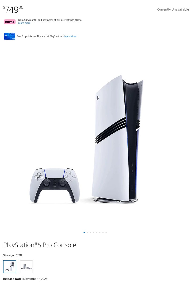 Zuby_Tech's tweet photo. PlayStation 5 Pro Sold Out On PlayStation Direct:

#PlayStation5Pro #PS5Pro #WitnessPlayUnleashed #PlayStationSpectralSuperResolution #PSSR #PlayStation https://t.co/Xqcklkuy3J