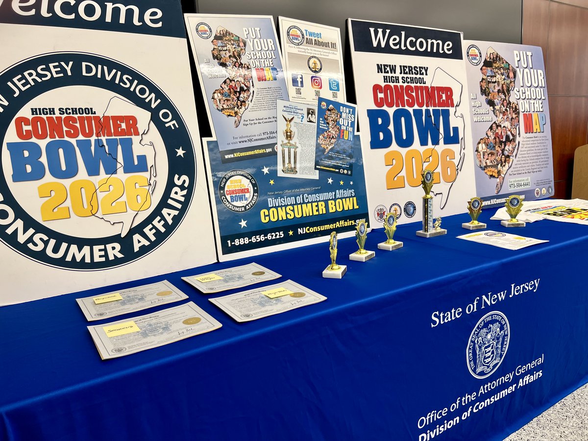 New Jersey Division of Consumer Affairs tweet media