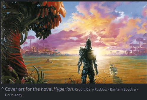 Hyperion author Dan Simmons dies from stroke at 77 -
"I went into Hyperion blind, decades ago, knowing almost nothing about it. I was never the same."
arstechnica.com/culture/2026/0…