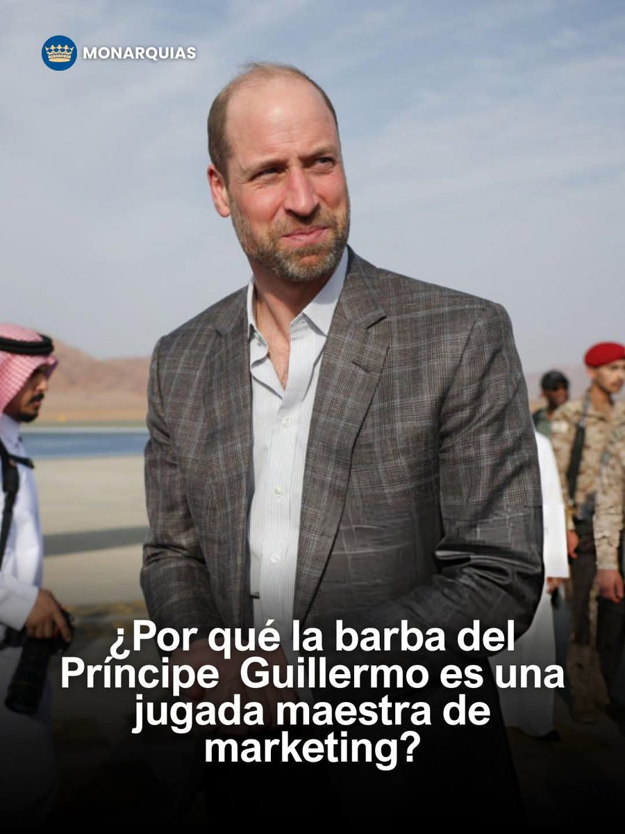 Lo que comenzó como una imagen relajada en 2024 se ha consolidado este 2026: el Príncipe de Gales ha hecho de la barba su nueva armadura. 👑

Atrás quedó el heredero de rostro juvenil y afeitado perfecto que recordaba a sus días en la Fuerza Aérea. Hoy, Guillermo abraza una