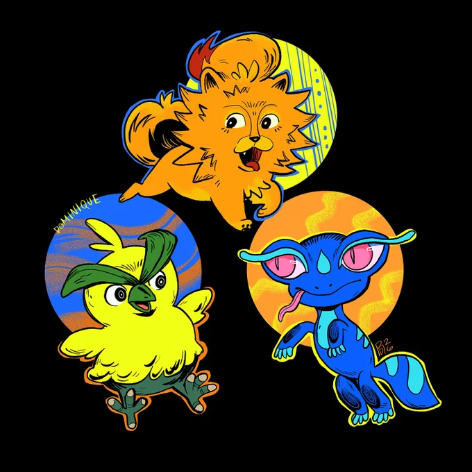 So a chicken, dog, and gecko walk into a bar-