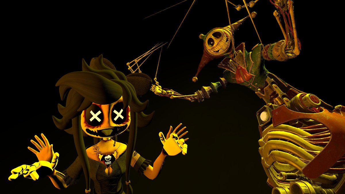 BlackTempusX's tweet photo. Cyntessa and The Prototype
#murdedronesfanart #murderdrones #GLITCH #glitchproductions #glitchproduction #sfm #fanart #Cyntessa #PoppyPlaytimefanart #PoppyPlaytimeChapter5 https://t.co/51cHlfyuw9