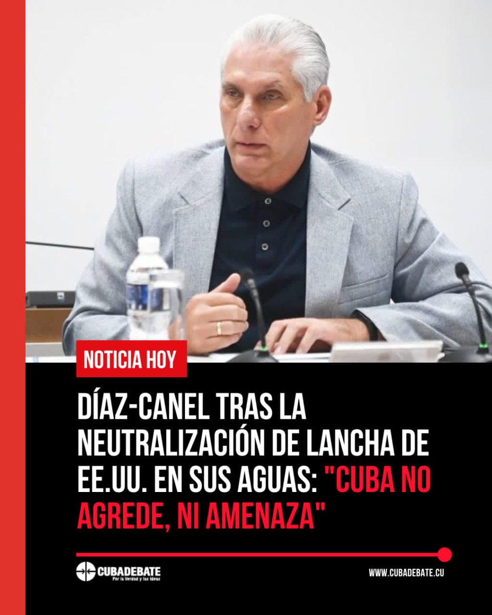 Nuestro pueblo es  un pueblo de paz,pero quien intente arrebatarnos la soberanía, encontrará la respuesta firme.
#CubaSoberana 
#ArtemisaJuntosSomosMás 
<a href="/DiazCanelB/">Miguel Díaz-Canel Bermúdez</a> 
<a href="/PartidoPCC/">Partido Comunista de Cuba</a> 
<a href="/DrRobertoMOjeda/">Dr. Roberto Morales Ojeda</a> 
<a href="/PresidenciaCuba/">Presidencia Cuba 🇨🇺</a>