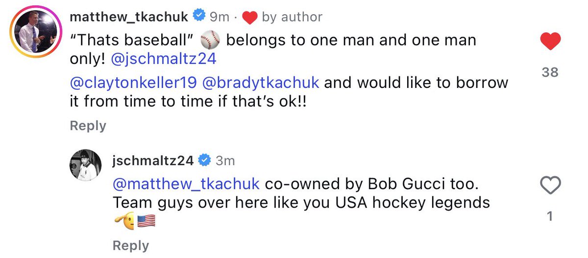 J_Swish24's tweet image. 🚨BREAKING: Dana Beers officially down in the baseball rankings after USA Hockey star Matty Tkachuk confirms.. Still lots of ball to be played in what is shaping up to be the most electric best of 7 in modern era @BarstoolBigCat @danabeers 

-The #Source