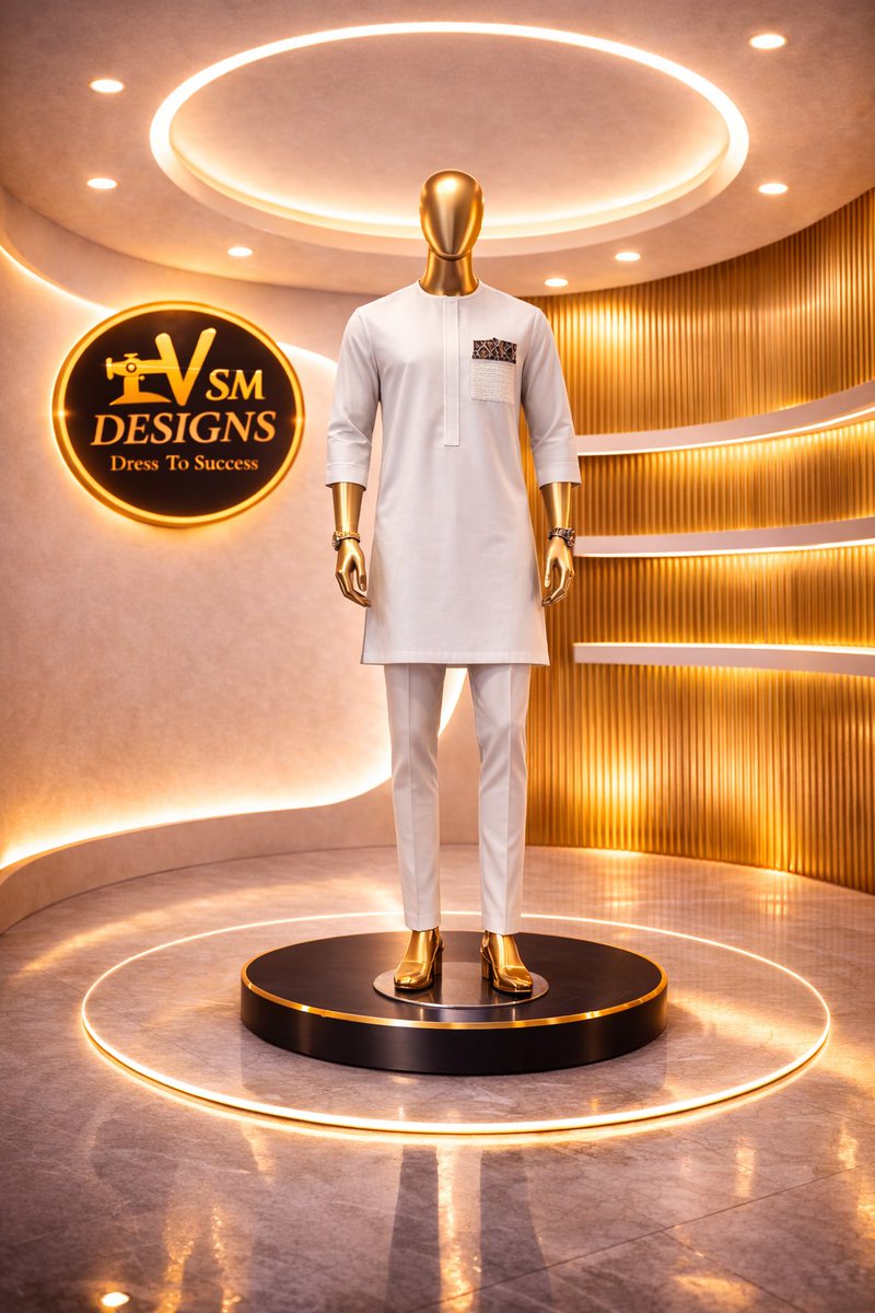 True luxury is tailored.

Premium white caftan set with refined detailing and structured fit.

From ₦65,000+ depending on fabric quality.
DM to order. +2347012982468
#MensLuxury #AfricanFashion