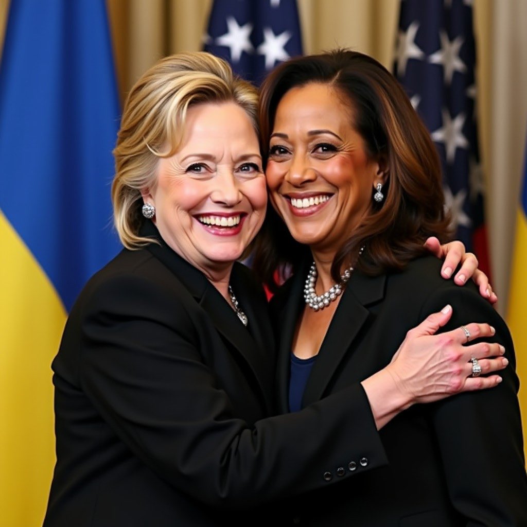 AuthorJoeNBrown's tweet image. Love these two powerful women who served to enhance and uplift our Democracy. Both would have made GREAT Presidents!! 
#HillaryClinton #KamalaHarris