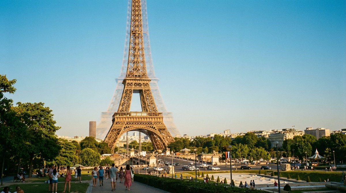 عن برج إيفل 🗼
​في فصل الصيف، يزداد طول برج إيفل بمقدار 15 سم! والسبب هو تمدد الحديد بفعل الحرارة. الهندسة تتنفس أيضاً. ☀️🇫🇷
#فرنسا #برج_إيفل #هندسة #معلومات_سياحية