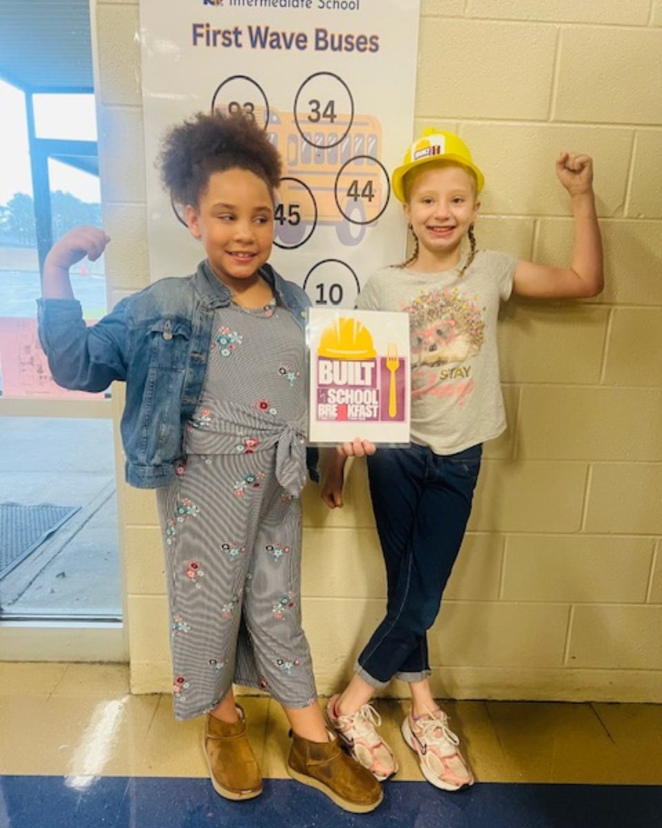Beverlye Intermediate School starts strong and finishes strong. 💪 🥣 Built for School Breakfast is powering our students all day long. 🏗️ 🍳 When you fuel up in the morning, you are ready to learn, lead, and succeed. 🚀 📚 #BamaIsBuiltBySchoolBreakfast <a href="/DCSdothan/">Dothan City Schools</a>