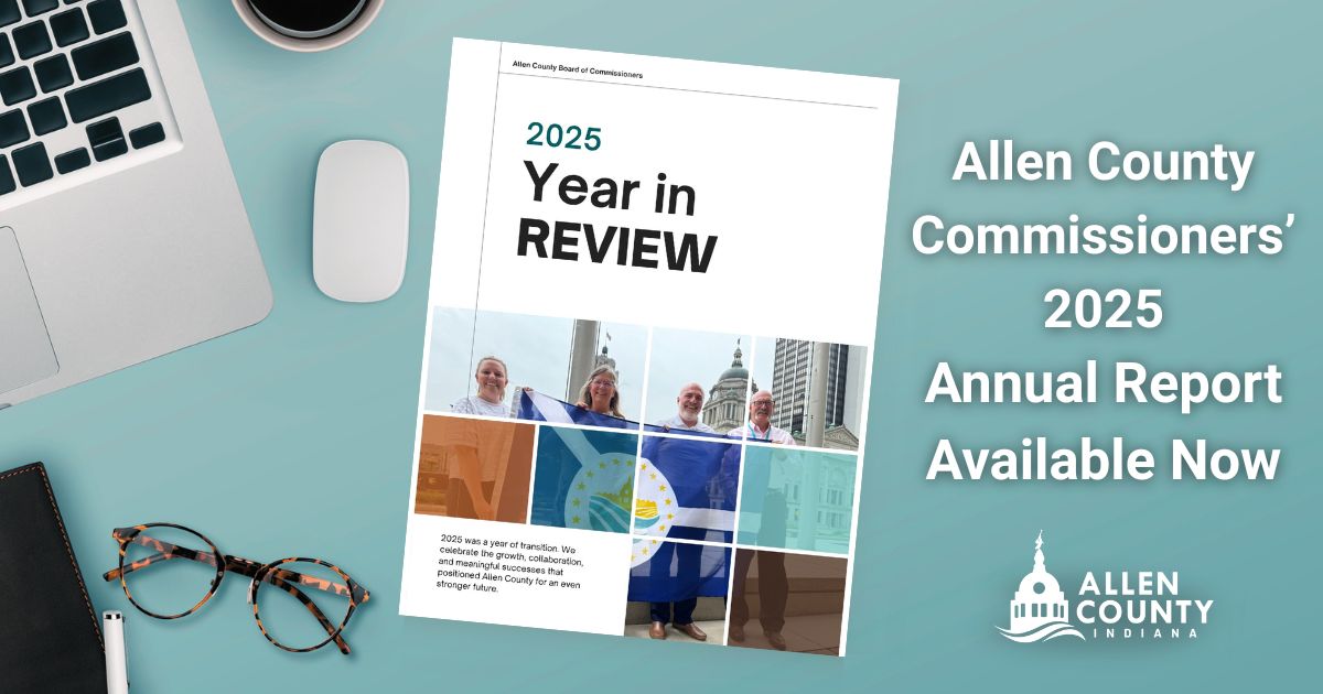 The Allen County Commissioners’ 2025 Year in Review is now available. Check out the digital version on the county’s website, allencounty.in.gov, at allencounty.in.gov/ArchiveCenter/…