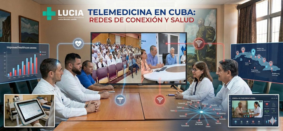 En el marco del proyecto #PorUnaSaludDigital y como parte de la estrategia de digitalización de los servicios de salud,se ha llevado a cabo una nueva prueba piloto para la implementación de la telemedicina como herramienta clave de diagnóstico en nuestro país.
<a href="/DiazCanelB/">Miguel Díaz-Canel Bermúdez</a>
