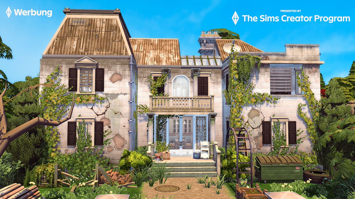 flubs79's tweet photo. i have build a House in which Nobody Has Lived for Years 🏚️#werbung @TheSims #SimsPartner 

you can watch the full @youtube video here
https://t.co/6zgisM7H26 https://t.co/vWfvRkMDRd