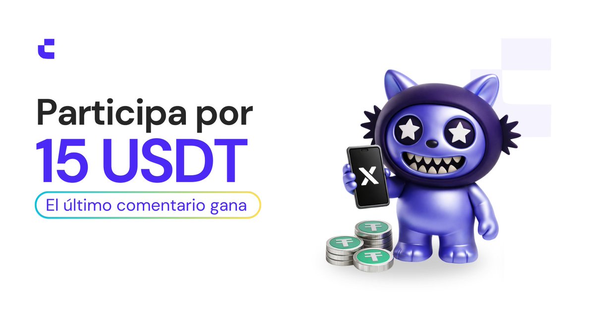 ⏳ EL ÚLTIMO COMENTARIO GANA | 15 USDT ⏳

Desde hoy hasta el 28 de febrero a las 5:00 PM (hora CDMX), 👀 el último comentario válido se lleva 15 USDT directo a su UID de CoinW.

✅ Para participar:

Sigue a <a href="/CoinWLATAM/">CoinW LATAM</a>
Dale RT a este post
Comenta con tu UID de CoinW
👉 Pueden