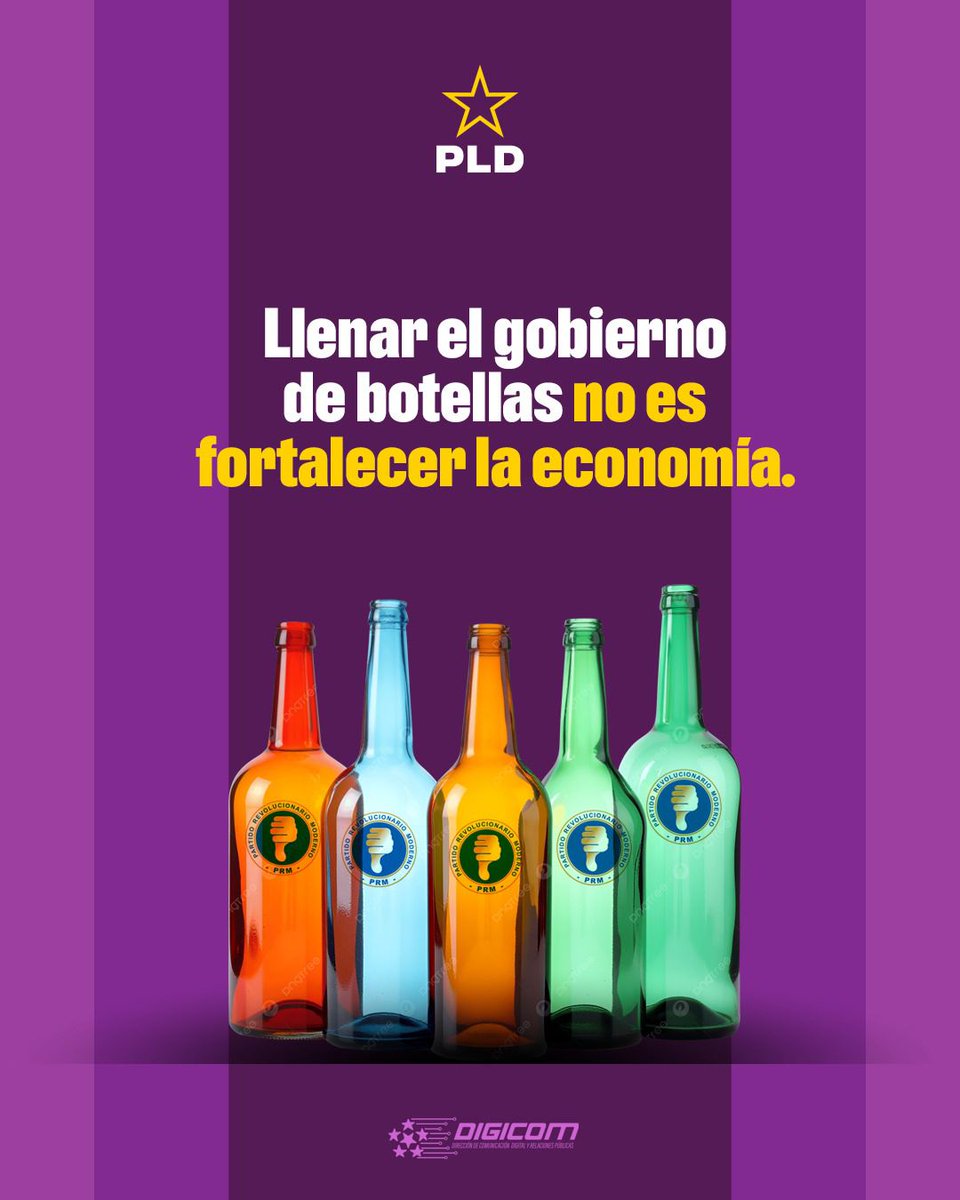 vmanuelcg's tweet photo. Llenar el gobierno de botellas PRM no es economía fuerte: es despilfarro y clientelismo puro. ¡Puro humo, cero progreso! #NosotrosSíSabemosGobernar #VolvamosAVivirBien #ConElPLDSeVivíaMejor https://t.co/5rPEVqkls0