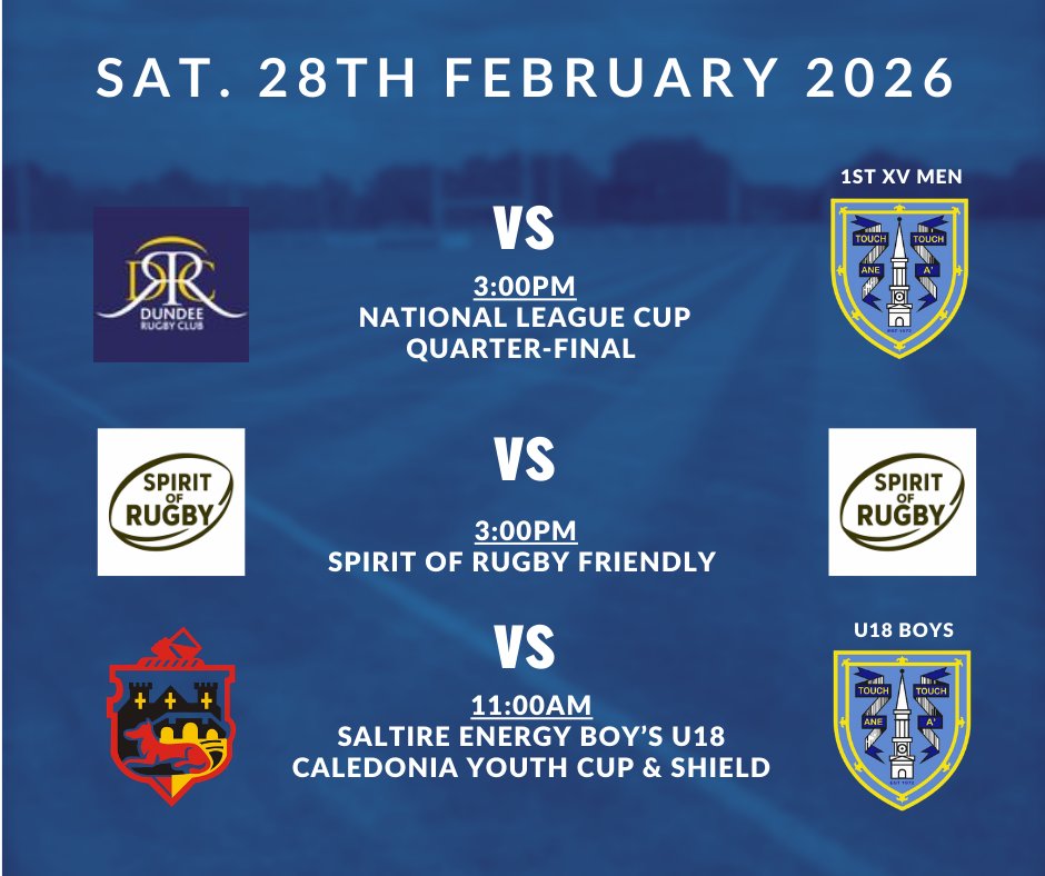 FalkirkRFC's tweet photo. The 6 Nations may be taking a break this Saturday, but club rugby goes on!
#Clubland https://t.co/HhJEoMq5wY