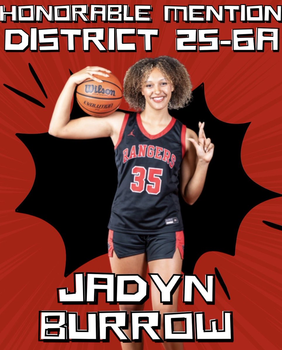 LadyRangerBball's tweet photo. Congrats, Jadyn!! 👏 #rangertough https://t.co/Aduy0H6VHh