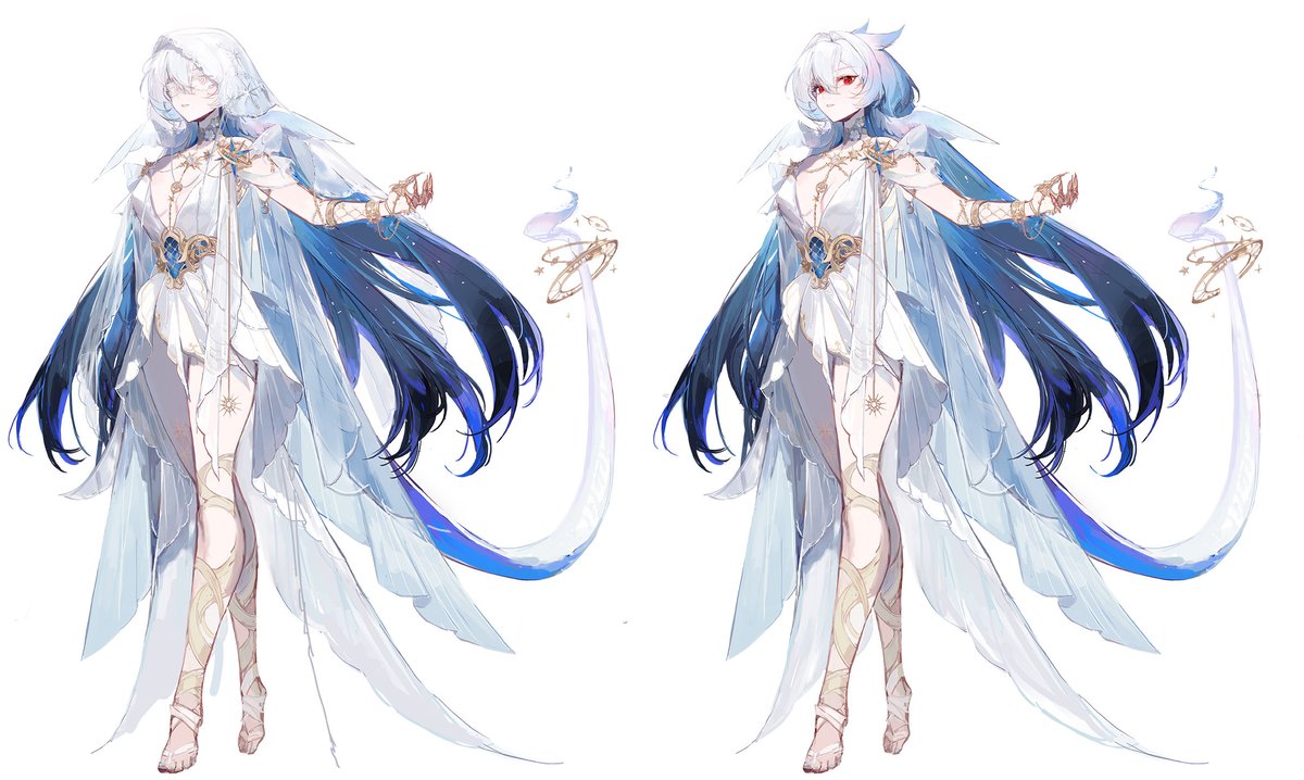 I worked with <a href="/hayamafair/">叶山fair</a> to design Dreamer Vienna which we used for the Divine Chaos set for Vcard!  

She will grace you with her presence some day soon✨

 "The Celestial Dreamer. Catching just a glimpse of her light blesses the recipient for life." 
#viennART <a href="/VCardTCG/">VCard TCG</a>