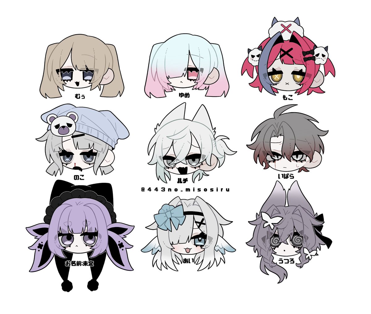 misosiru_443's tweet photo. うちの子一覧 https://t.co/U1ctcVJDn6