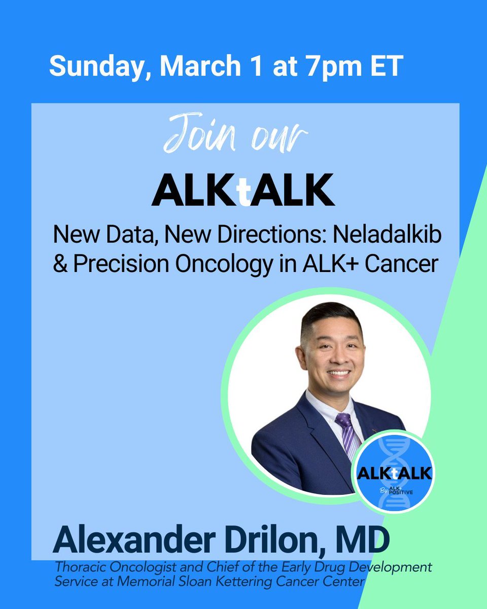 ALK Positive tweet media