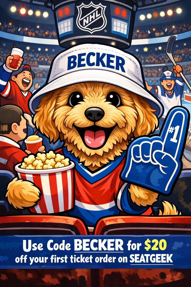 beckersportsnet's tweet photo. The NHL is back.

We need to get to a game ASAP.

If you're heading to a game soon, use code BECKER on @SeatGeek for $20 off your ticket order. https://t.co/kkUgeb1Xg0