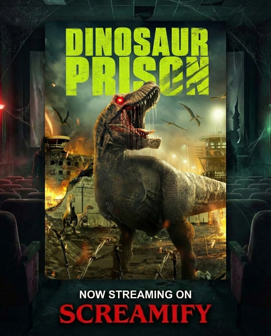 screamifyapp's tweet image. Have you watched Dinosaur Prison. #horror #screamify #movies @laurenstaerck