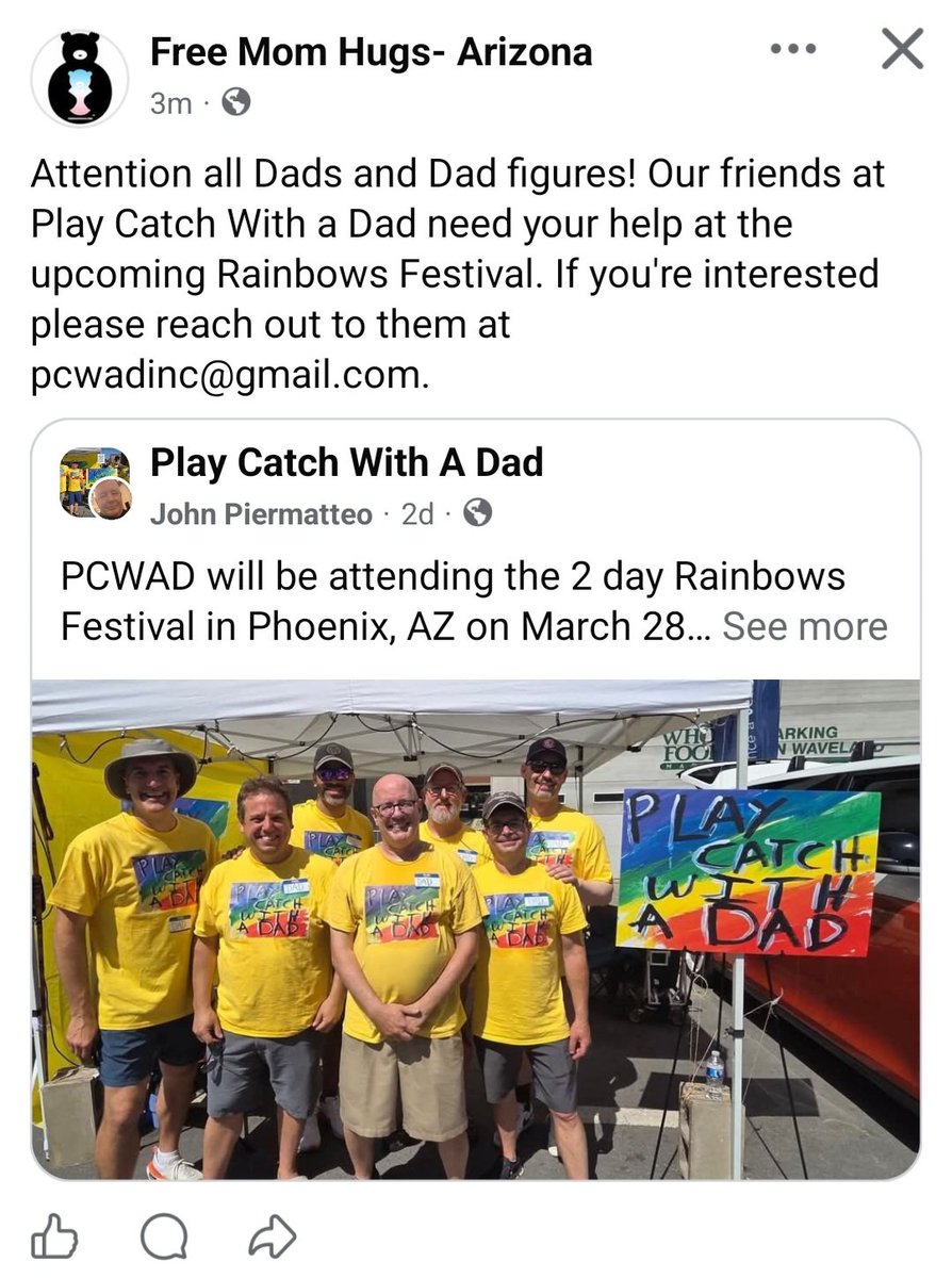 PCWADINC's tweet photo. Any Dads in Phoenix want to volunteer March 28/29m https://t.co/px9ea8BPJW