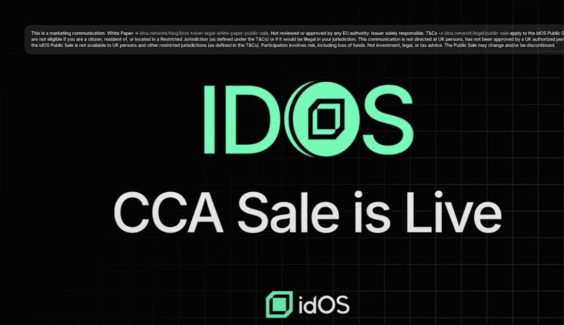 Actually, selling tokens is part of an open market design.

If you're building an identity infrastructure, the distribution mechanism also needs to be transparent and consistent according to the same principles.

<a href="/idOS_network/">idOS</a> prioritizes structure over noise, which demonstrates