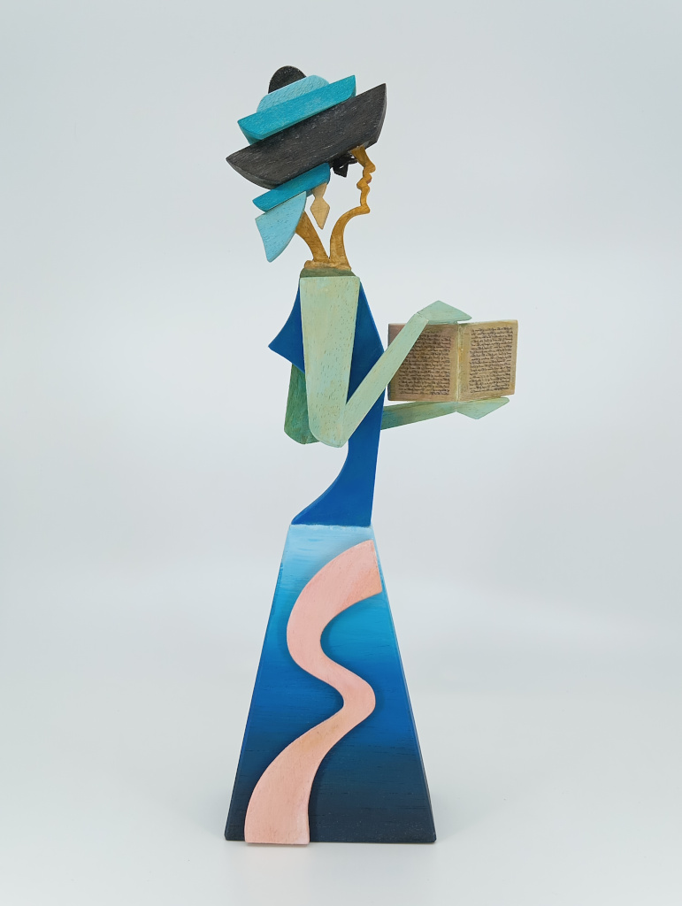 Solarescultura's tweet photo. Lector LXXXVIII  “Muchas personas se sienten mejor con la mera vista de un libro." Jane Smiley 📚📖

#BookArt #WoodSculpture #LibraryDecor #BooksAndArt #sculpture #Fineart #reading #BookLovers #readingcommunity #homedecor https://t.co/MzZ0Y0nThQ