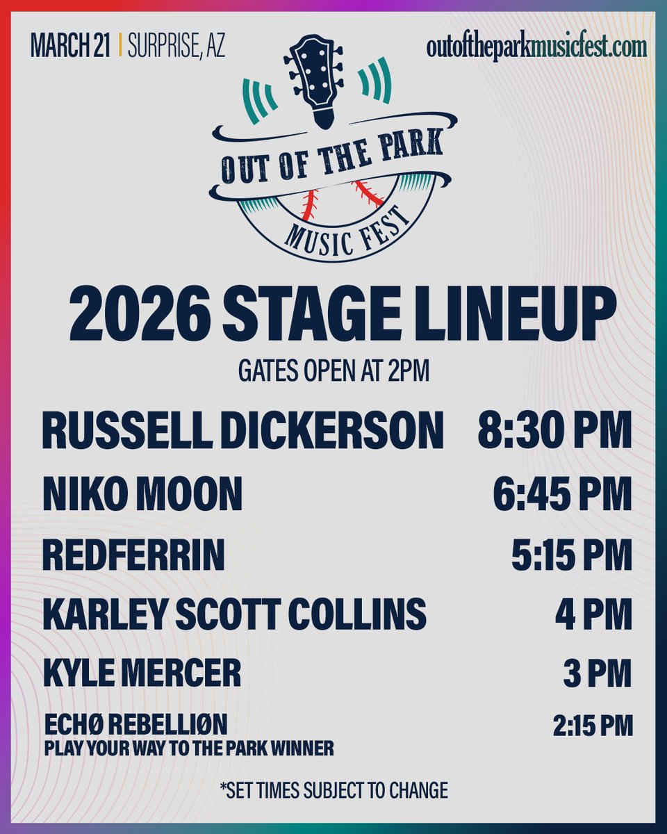 Out of the Park Music Fest tweet media