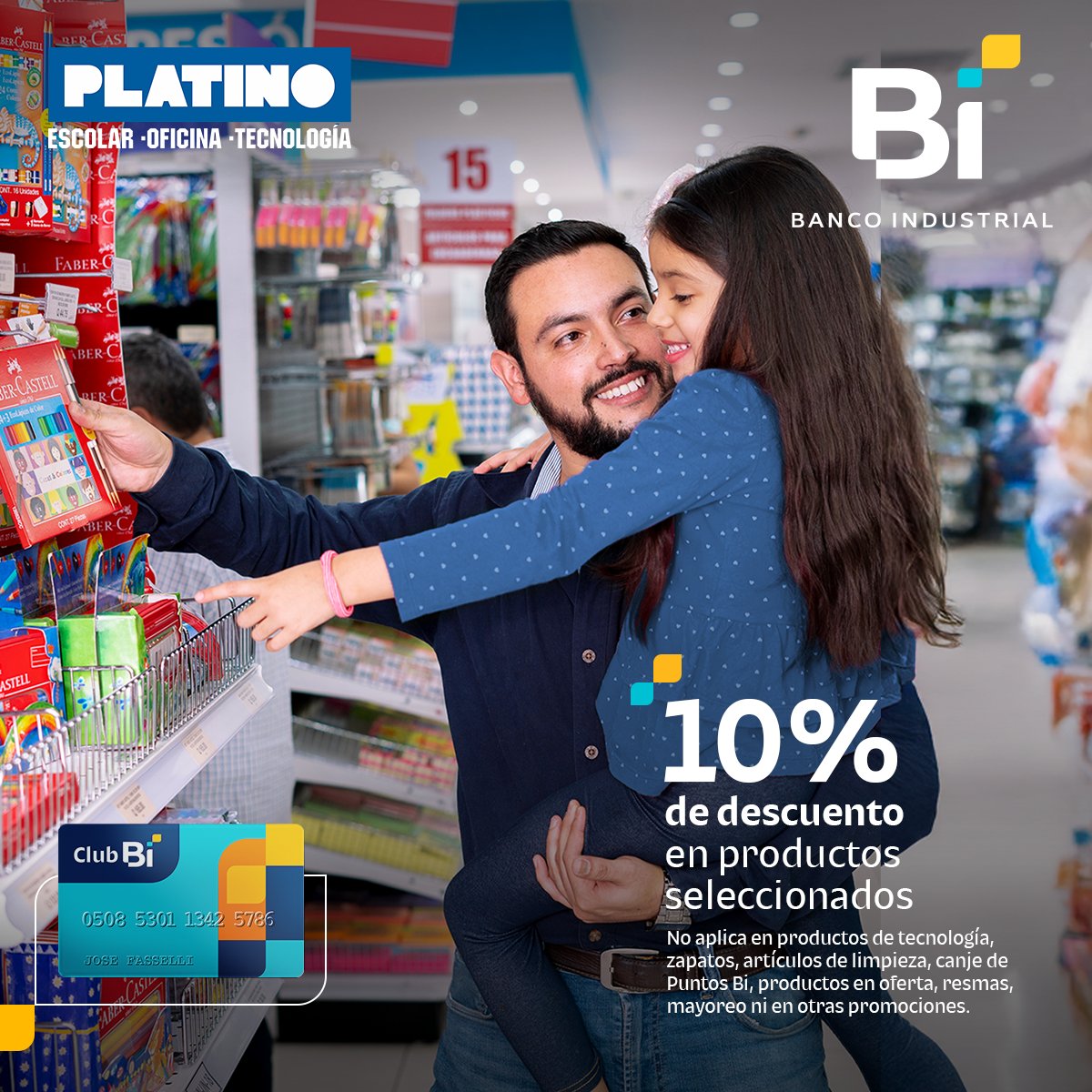 Club_Bi's tweet image. ¡Impulsa tu estudio o trabajo con todo lo que necesitas! 🤓

Con tu #ClubBi, obtén 10% de descuento en productos seleccionados de #Platino.

¡Solicita tu #ClubBi aquí! 👉🏻 bi.gt/4iwWb1O