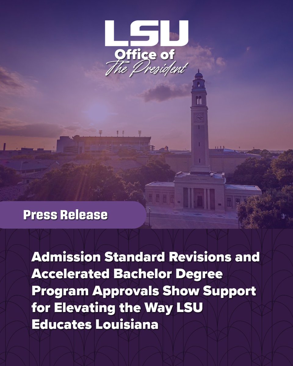 LSU President Dr. Wade Rousse tweet media