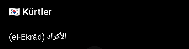 chatgptye orta doğuda yaşayan milletlerin arapça isimlerini sordum ve böyle bir manzarayla karşı karşıya kaldım