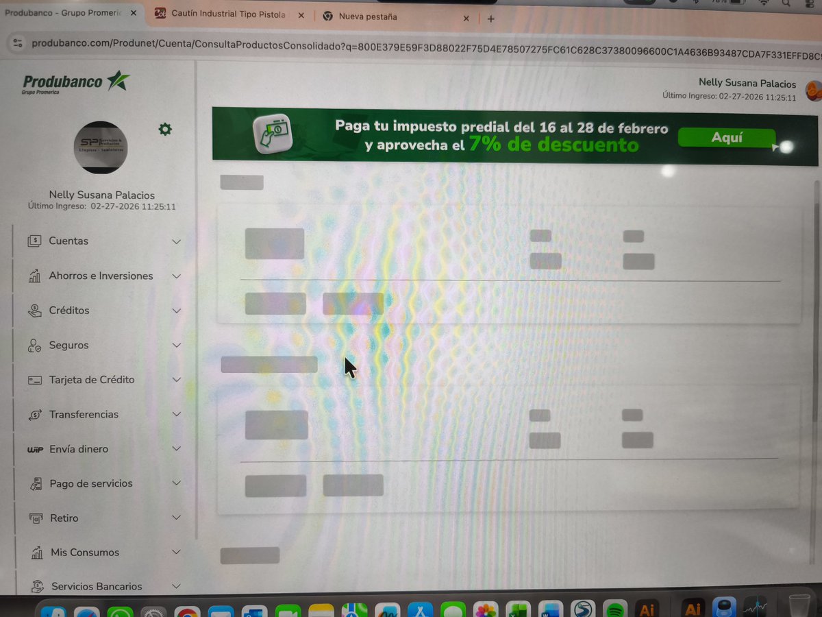 edisalgado71's tweet photo. @produbancoec buenas estimados su aplicación web ultimadamente presenta problemas no se puede trabajar así se necesita hacer transferencias y no se puede es repetitivo todos los día a diferentes horas, y no depende del sistema operativo de mis computadores https://t.co/cxOwYhYRxR