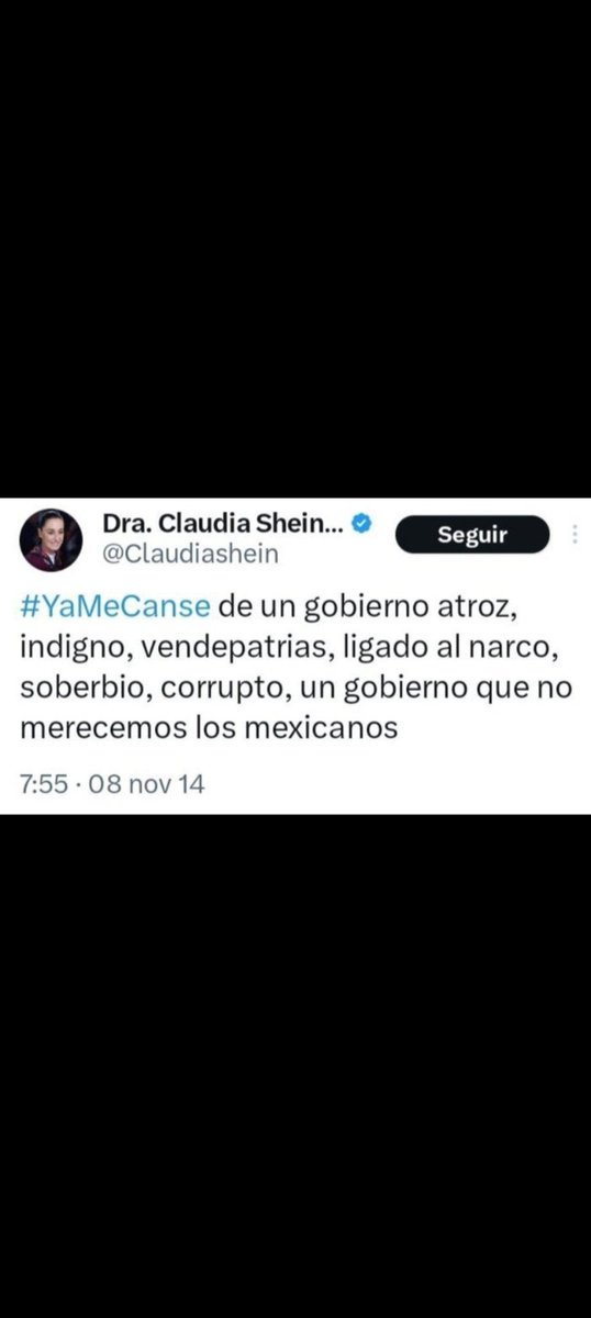 #LAVERDAD | 12 años después <a href="/Claudiashein/">Claudia Sheinbaum Pardo</a> se convirtió en lo que juró destruir 😂