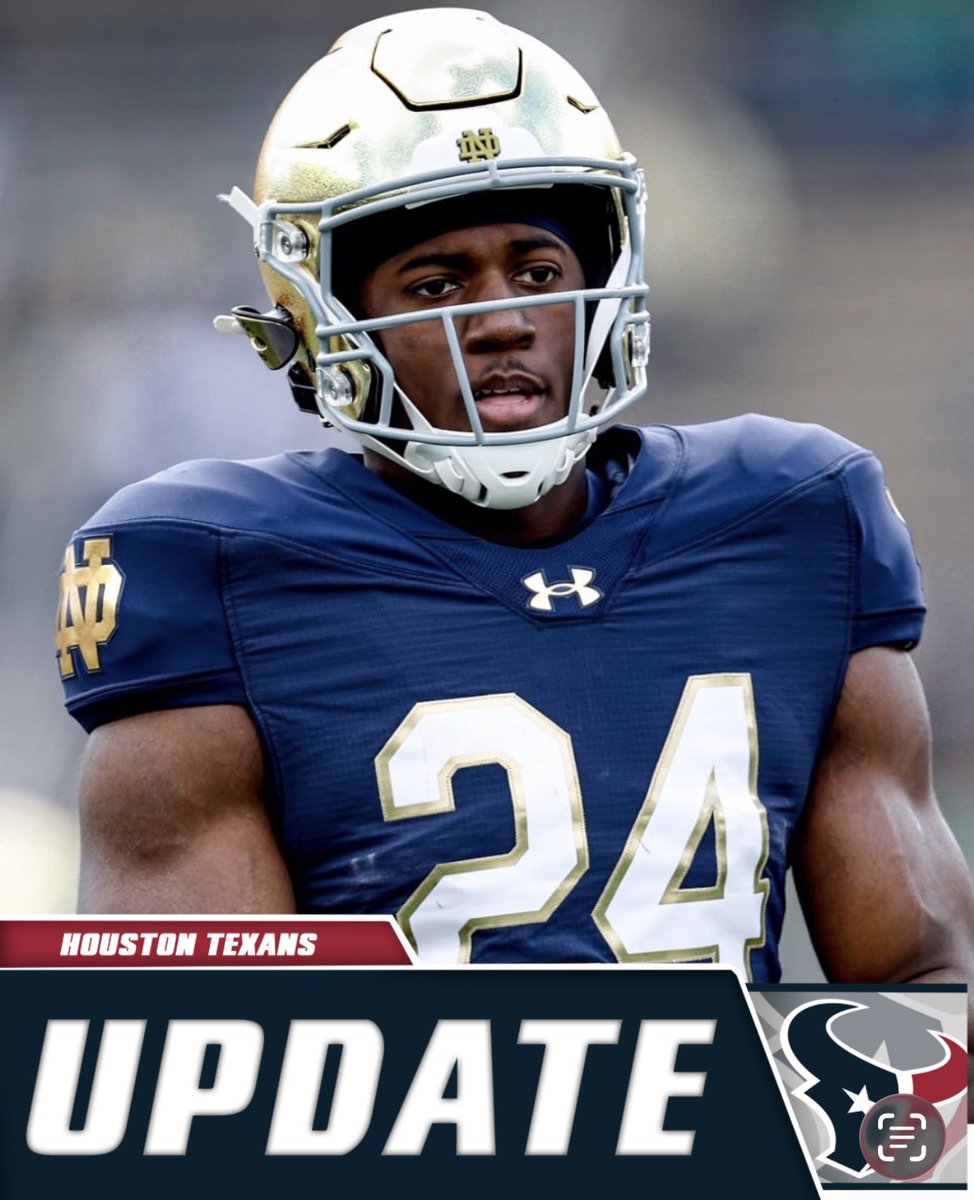 Notre Dame RB Jadarian Price said one of his top meetings was with the Texans 👀