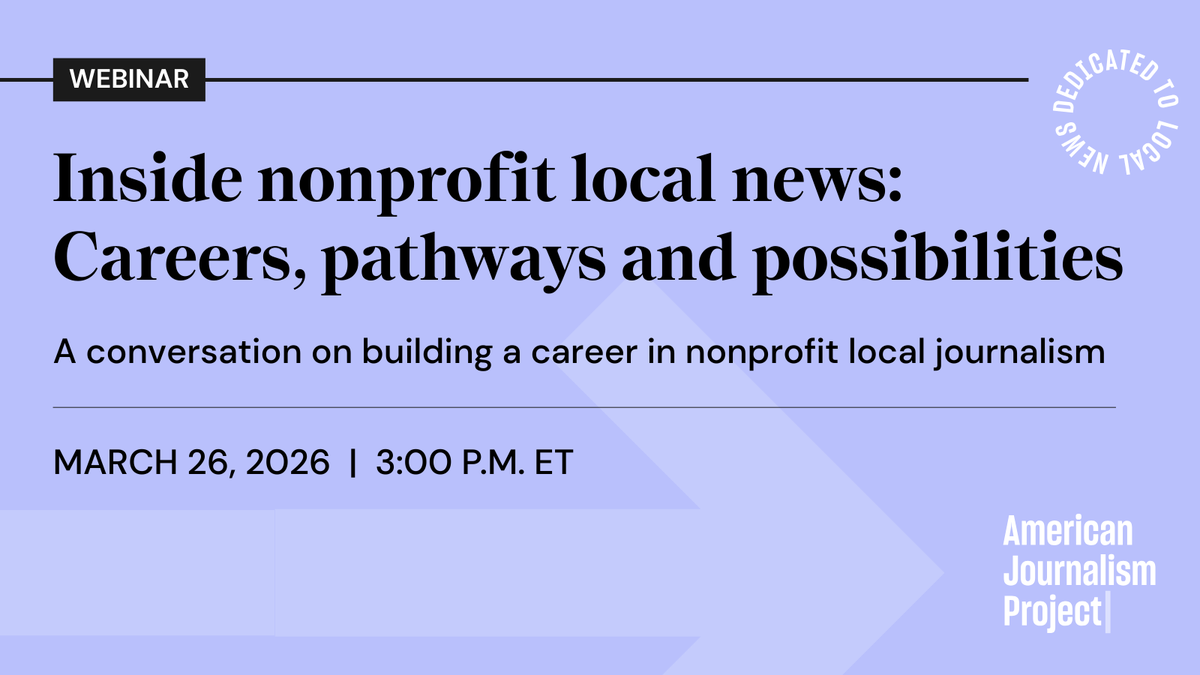 American Journalism Project tweet media