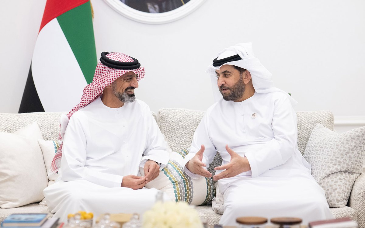 RRCDR_AD's tweet photo. حمدان بن زايد يستقبل ولي عهد عجمان https://t.co/rlW0FBKA6z https://t.co/QgNXR8qJZ6