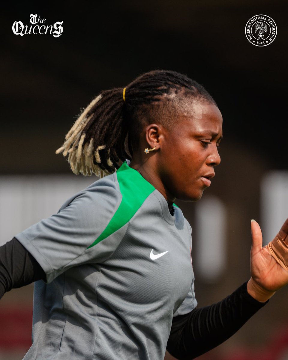 FansTribeHQ's tweet image. 🇳🇬🦅⚽️ Super Falcons final training session ahead of the First leg of the double-header 🆚 Cameroon in Yaoundé, Cameroon in preparation for WAFCON 2026

#superfalcons #wafcon #soarsuperfalcons