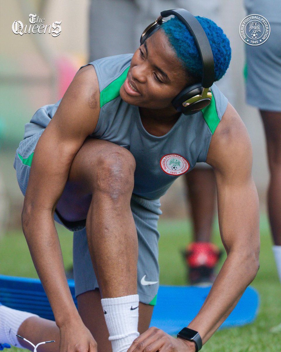FansTribeHQ's tweet image. 🇳🇬🦅⚽️ Super Falcons final training session ahead of the First leg of the double-header 🆚 Cameroon in Yaoundé, Cameroon in preparation for WAFCON 2026

#superfalcons #wafcon #soarsuperfalcons