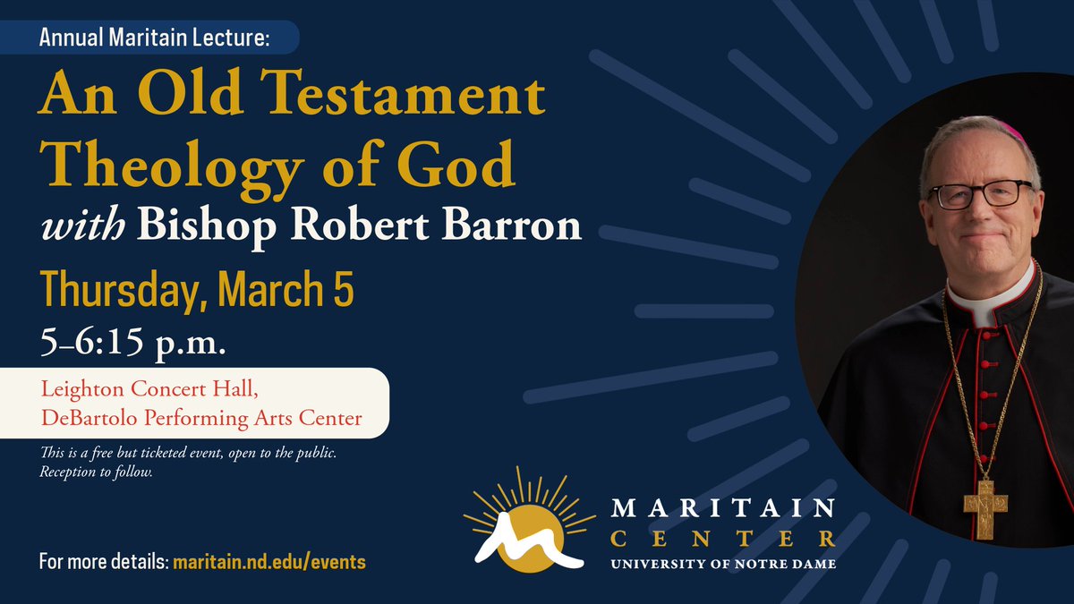 Jacques Maritain Center at Notre Dame tweet media
