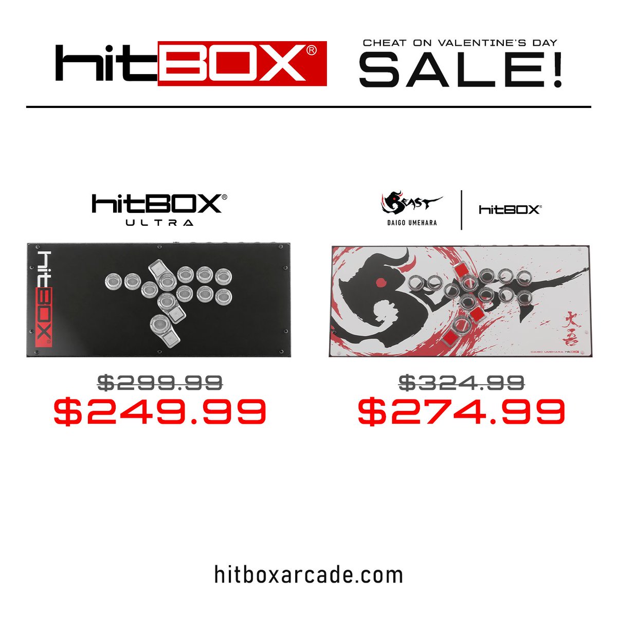 hitboxarcade's tweet photo. It is the last two days of our sale!
https://t.co/OpvPJMaSoL
#HitBox #Leverless #COMBObutton https://t.co/HtXpV8lsdV
