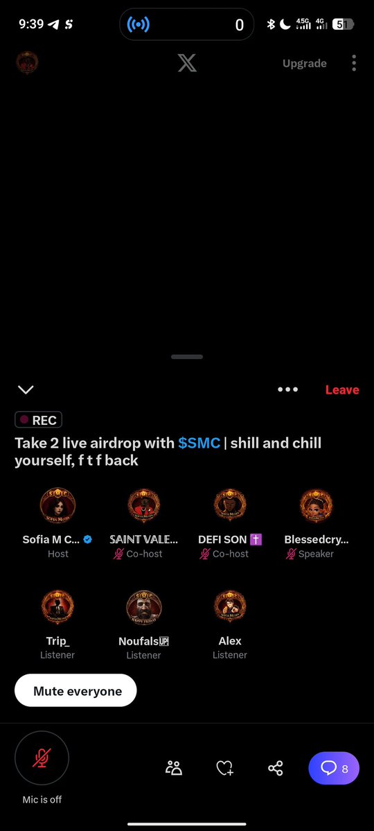 The night is here 🎉....
Come take part in the #SMC airdrop night..