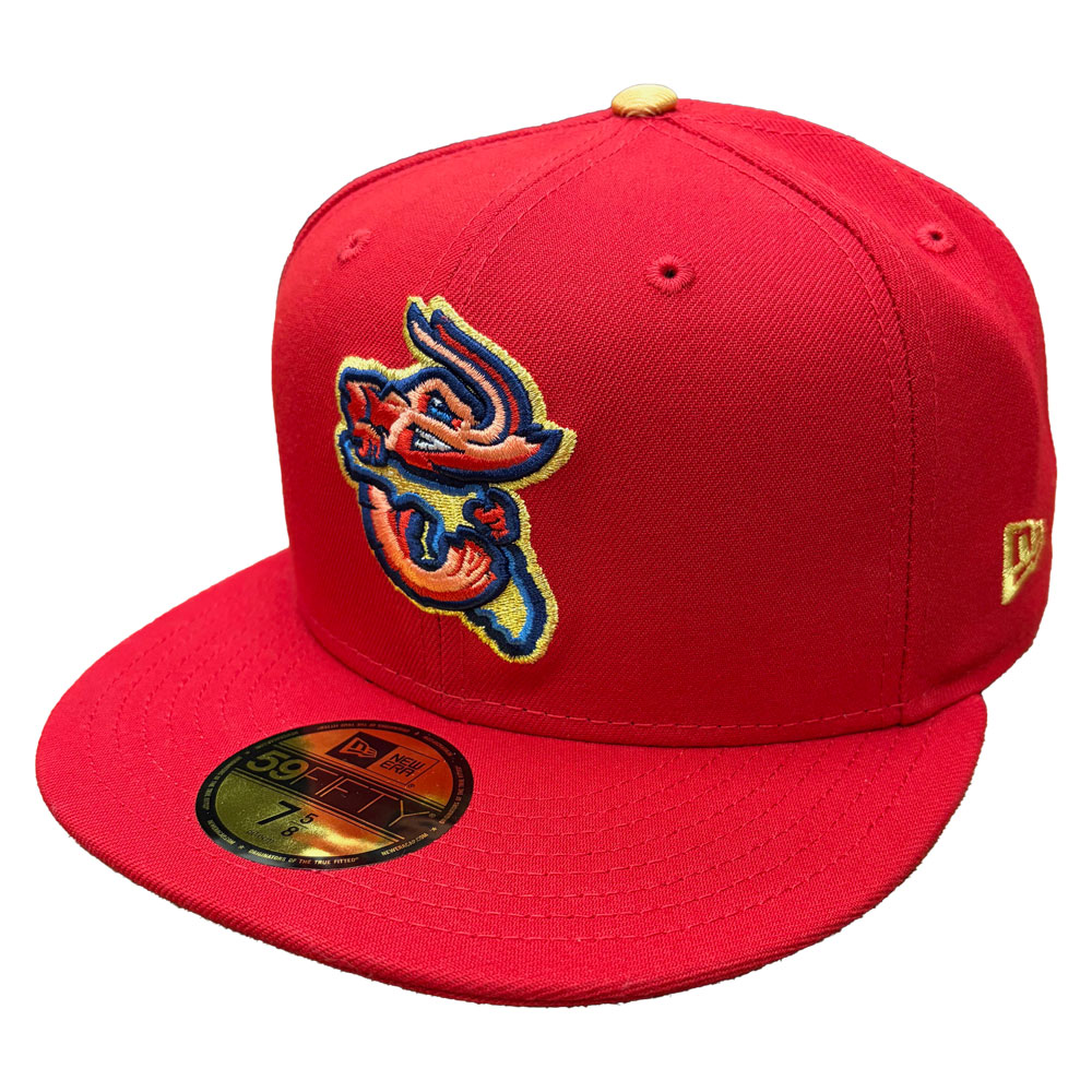 JaxShrimp's tweet photo. THEY ARE HERE. AND THEY ARE EQUALLY AS GLORIOUS AS THE JERSEYS. 🙌 

The Official Cap of our 2026 Opening Day! 
@NewEraCap 2025 Triple A National Champion Gold Edition 59Fiftys are in store here at Vystar Ballpark and online at https://t.co/n0pl5S9ThD! Once these are gone, that's it!   All preorders for these have been shipped!