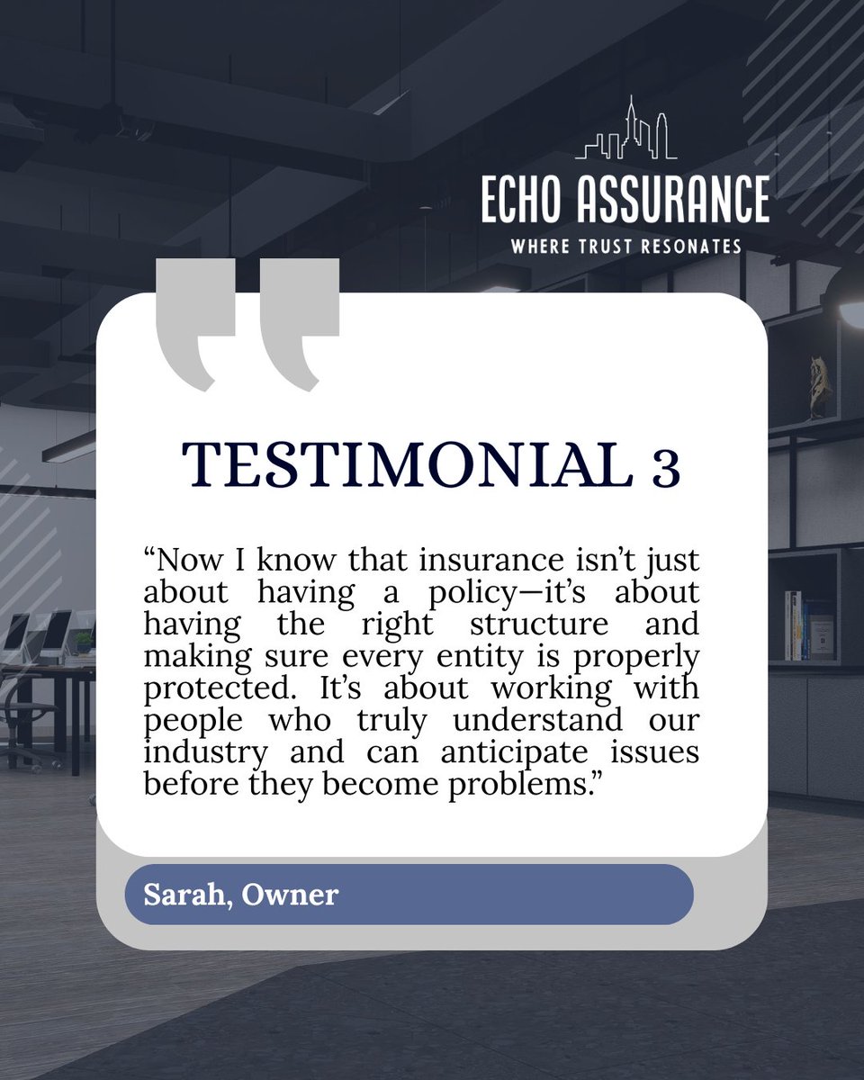 echoassurance's tweet image. ✨ “They don’t just provide insurance—they protect our people and our future.” ✨

DM or comment to connect.

Book: api.aiforbusiness.com/widget/booking…

#SeniorLivingOperators #EchoAssurance #RiskManagement