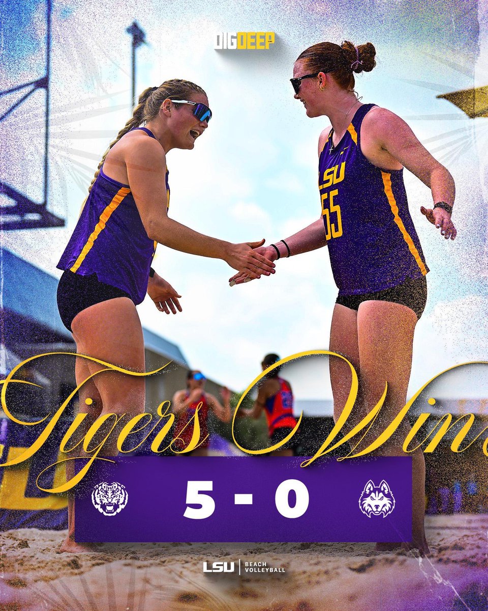 LSU Beach Volleyball tweet media