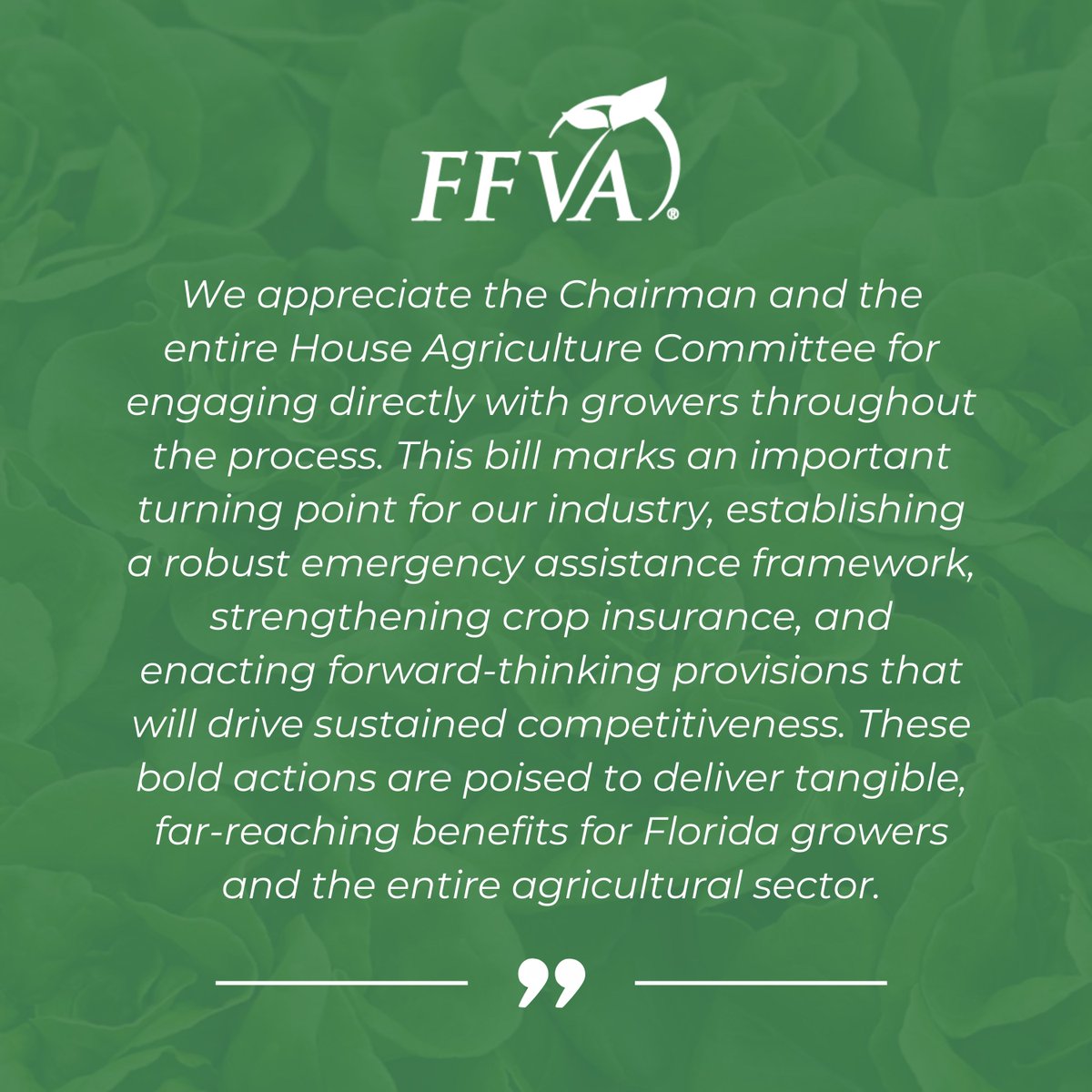 Florida Fruit & Vegetable Association (FFVA) tweet media